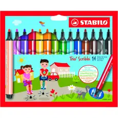 Färgpennor Stabilo Scribbi