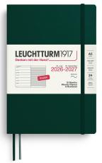 Kalender Weekly Planner/Notebook 18m 26-27 A5 Forest Green