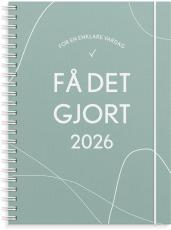 Kalender 2026 Få det gjort grön