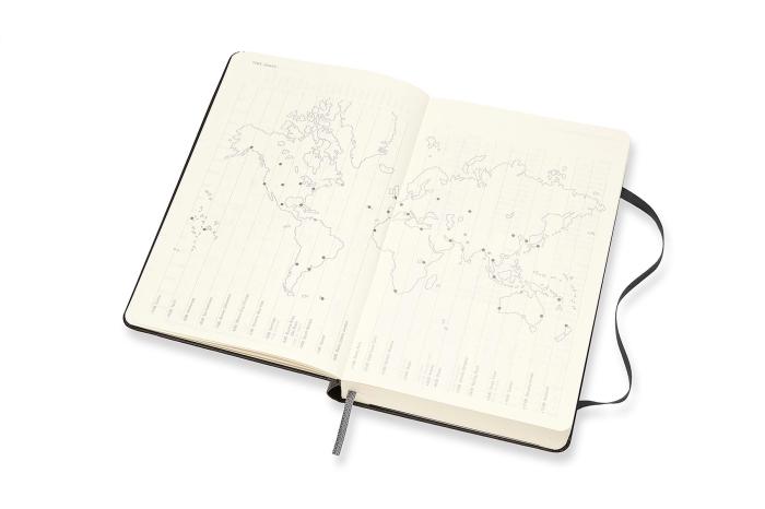 Moleskine Veckokalender L Hard 2021-2022 Röd
