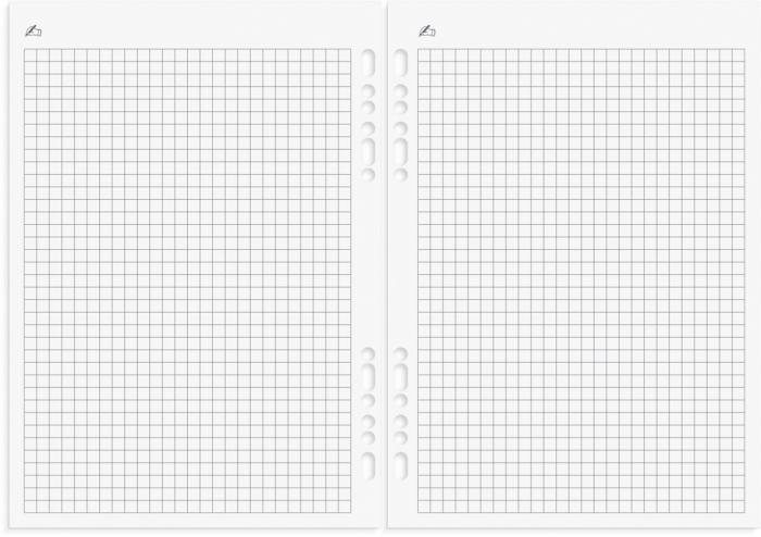 Business Systemkalender svart konstläder 2026