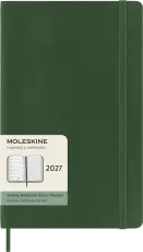 Kalender Moleskine Weekly Notebook Myrtle Green soft Large 2027