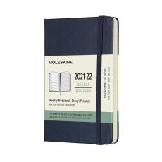 Moleskine Veckokalender Pkt Hard 21/22 Blå