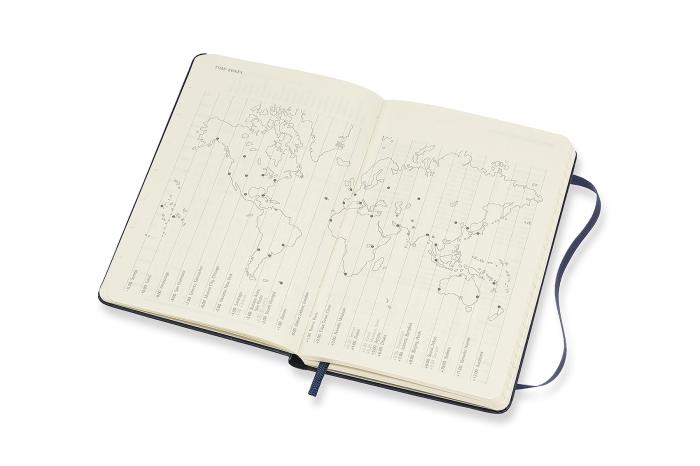 Moleskine Veckokalender Pkt Hard 21/22 Blå