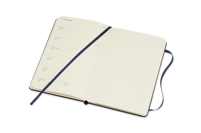 Moleskine Veckokalender Pkt Hard 21/22 Blå