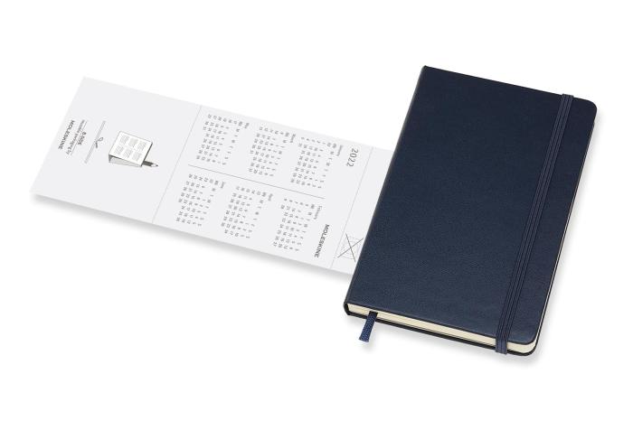 Moleskine Veckokalender Pkt Hard 21/22 Blå