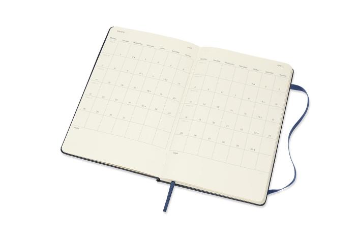 Moleskine Veckokalender L Hard 2021-2022 Blå