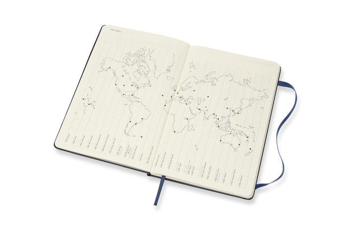 Moleskine Veckokalender L Hard 2021-2022 Blå