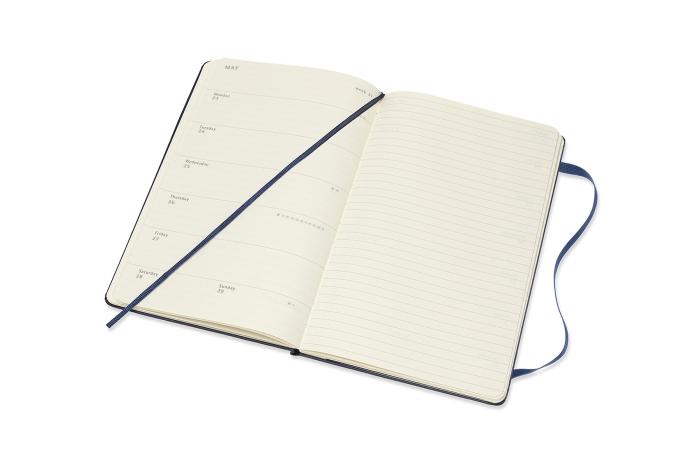Moleskine Veckokalender L Hard 2021-2022 Blå