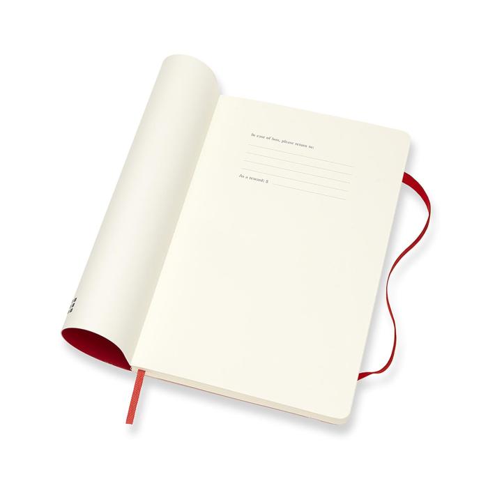 Moleskine Veckokalender L Soft 21/22 Röd