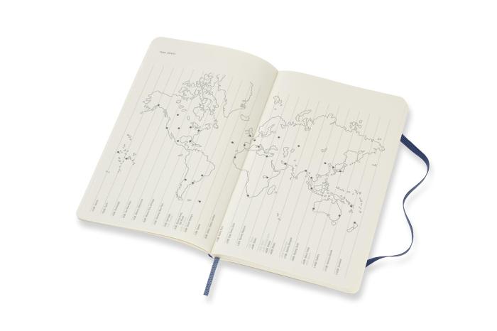 Moleskine Veckokalender L Soft 21/22 Blå