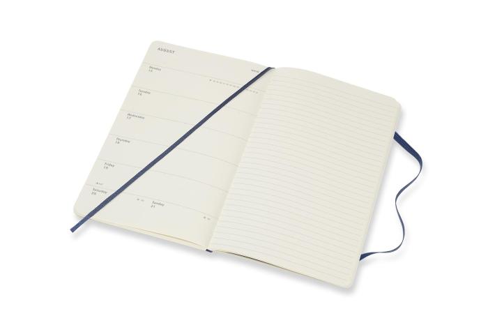 Moleskine Veckokalender L Soft 21/22 Blå