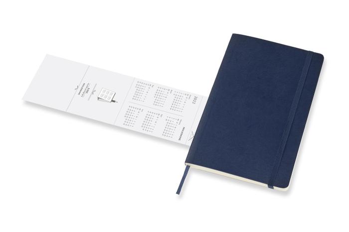 Moleskine Veckokalender L Soft 21/22 Blå