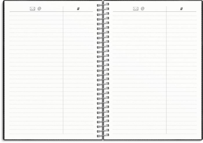 Liten Veckokalender Twist svart 2024