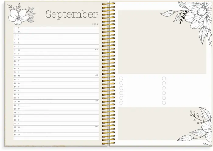 Kalender Life Planner Bloom 2026