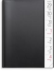 Kalender Stor Veckokalender svart plast 2026