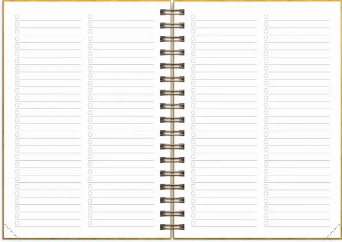 Kalender Senator A6 Textile senapsgul 2027