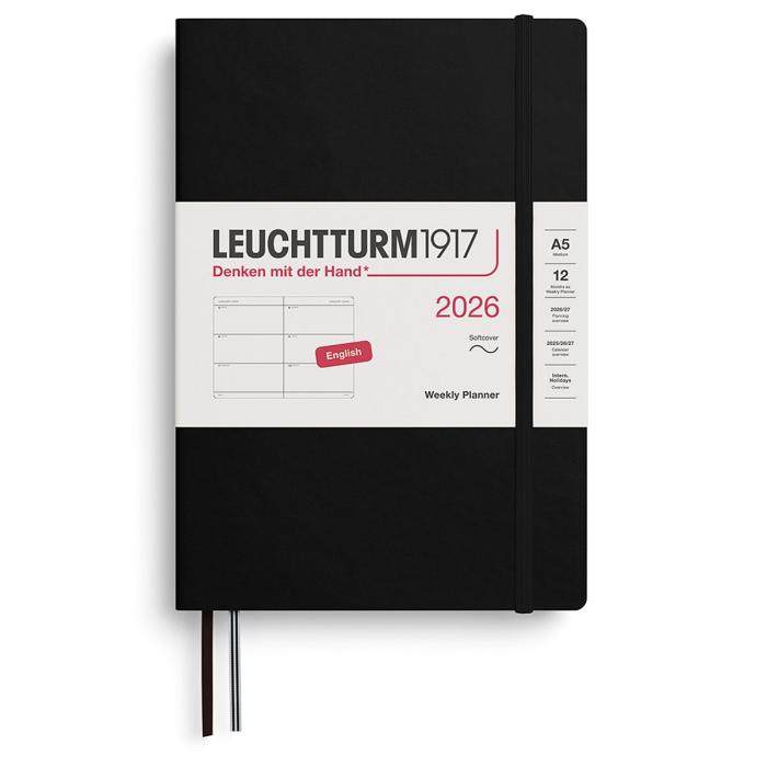 Kalender Leuchtturm1917 A5 Vecka/Uppslag Soft Dusty Rose 2026