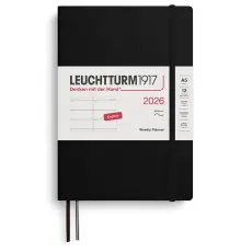 Kalender Leuchtturm1917 A5 Vecka/Uppslag Soft Black 2026
