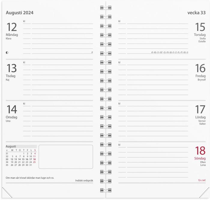 Planner kalendersats Master 2024