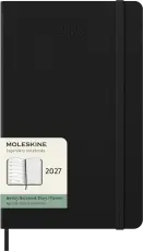 Kalender Moleskine Weekly Notebook Black hard Large 2027