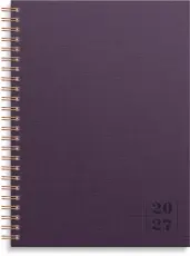 Kalender Senator A5 Textile plommon 2027