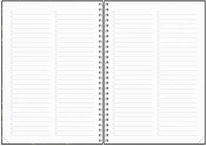 Kalender Senator A5 Textile svart 2027