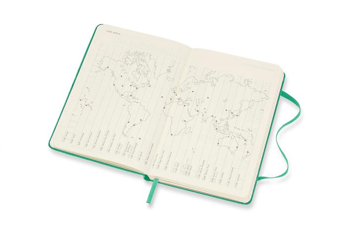 Moleskine Veckokalender Pkt Hard 21/22 Grön