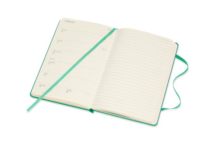 Moleskine Veckokalender Pkt Hard 21/22 Grön