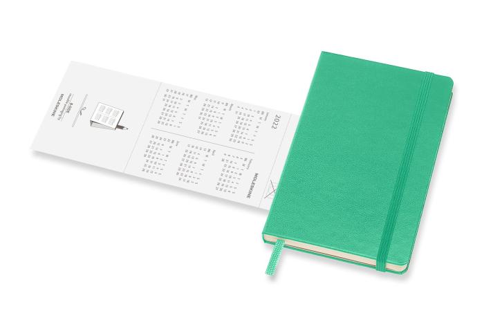 Moleskine Veckokalender Pkt Hard 21/22 Grön
