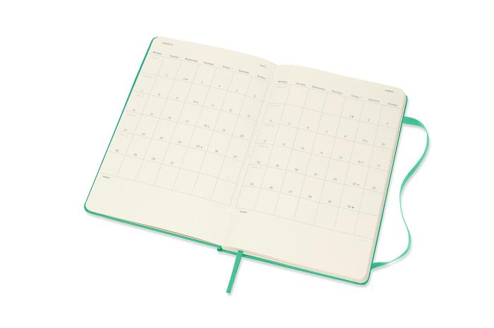 Moleskine Veckokalender L Hard 2021-2022 Grön