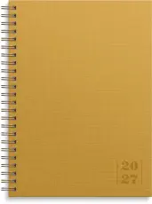 Kalender Senator A5 Textile senapsgul 2027