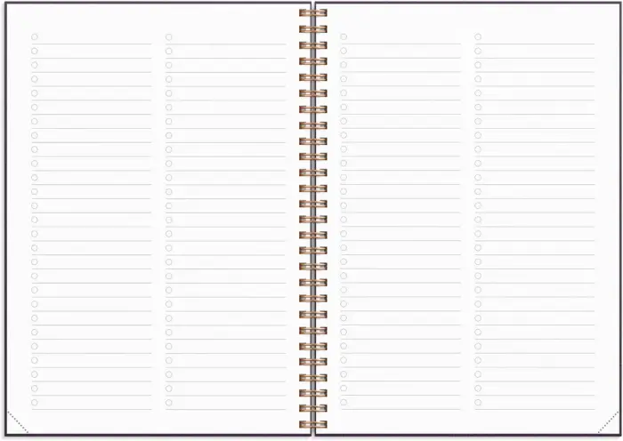 Kalender Senator A5 Textile plommon 2027