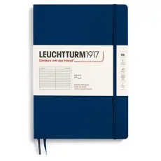 Leuchtturm Notebook B5 Soft 123s Navy Linjerad