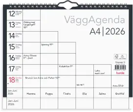 Väggagenda 2026