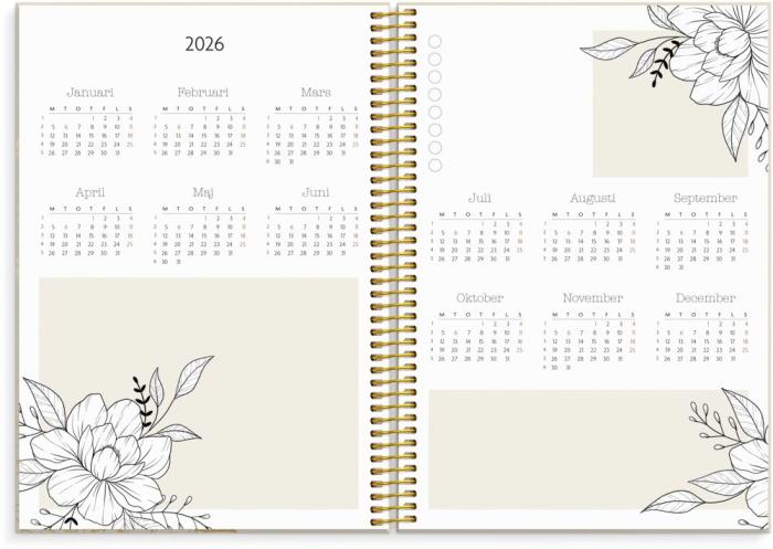 Kalender Life Planner Bloom 2026
