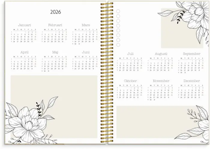 Kalender Life Planner Bloom 2026