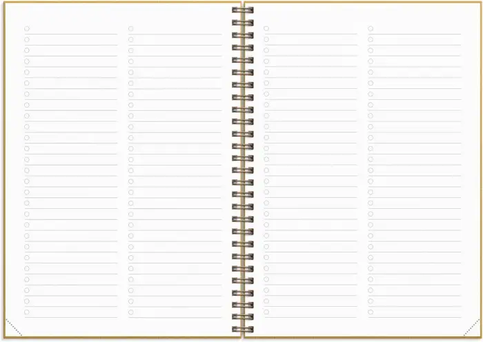 Kalender Senator A5 Textile senapsgul 2027