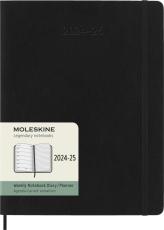 Moleskine Veckokalender XL Svart Mjuk 24/25