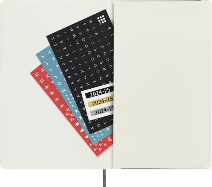 Moleskine Veckokalender L Svart Soft 24/25 