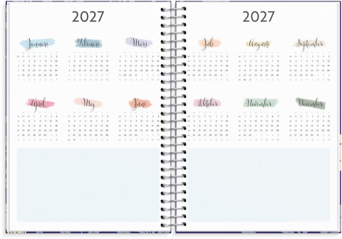 Kalender 2026 Life Organizer blå