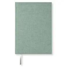 Olinjerad Blank Book A5 - 128 sidor Misty green