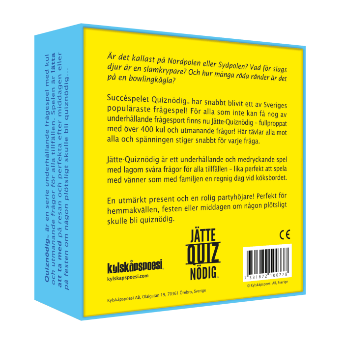 Spel Jättequiznödig