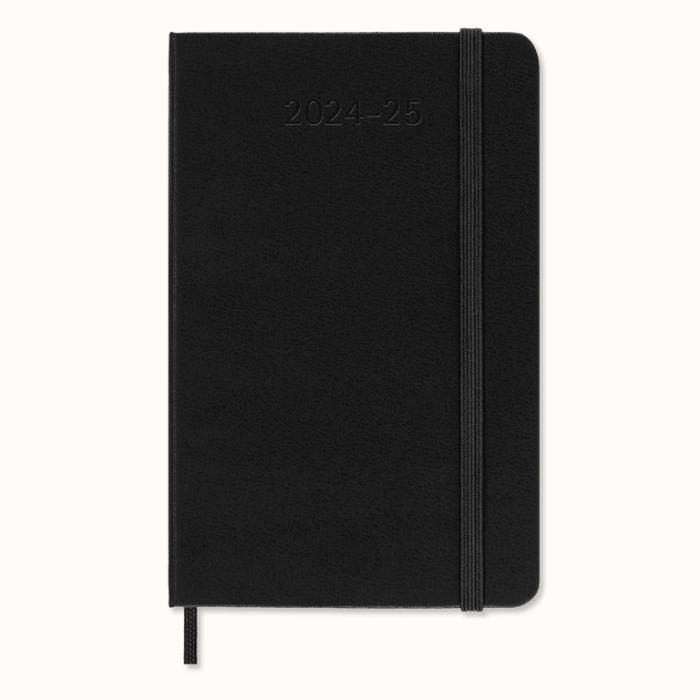 Moleskine Veckokalender Pocket Svart Hard 24/25