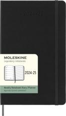 Moleskine Veckokalender L Svart Hård 24/25