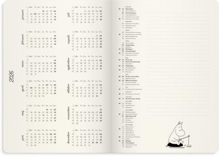 Muminkalender A5 2026