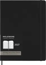 Kalender Moleskine Weekly Pro Vertical Svart hard XL 2027