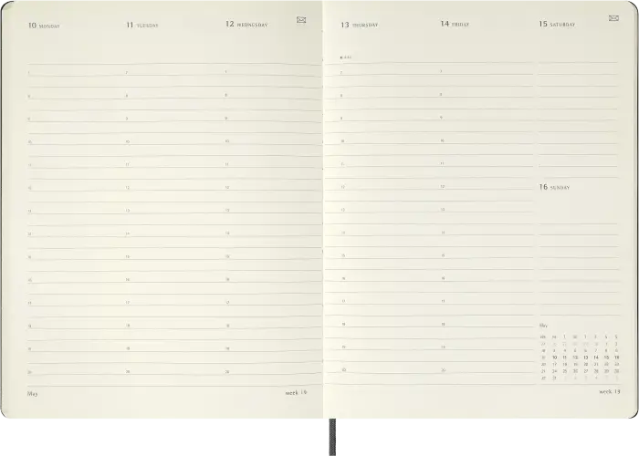 kalender Moleskine Smart Pro Digital Planner 12M Weekly XL Svart 2027