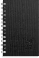 Kalender Leader Textile svart 2027