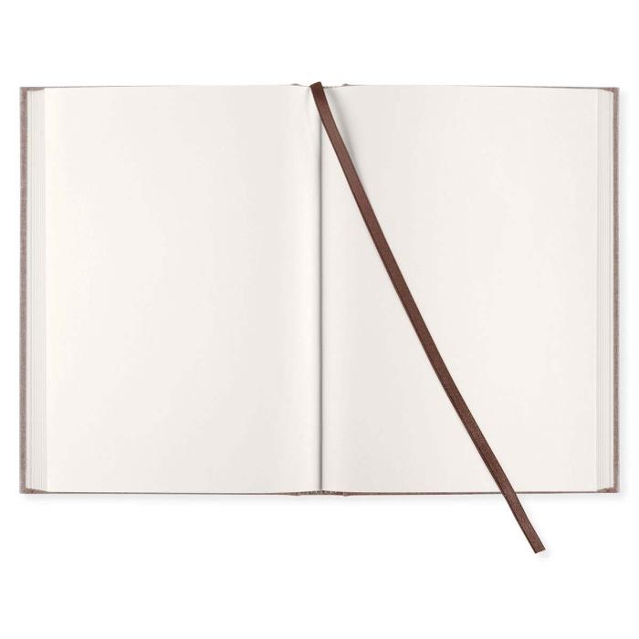 Olinjerad Blank Book A5 256 sidor Brown Oak 